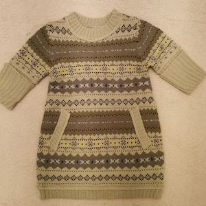 2/ 25 Mayoral Fairisle Jacquard Sweater Dress